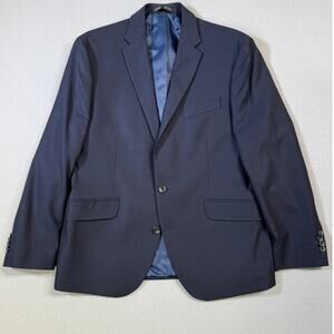 Kenneth Cole Reaction Men's Techni-Cole Suit Jacket Navy 42S $360